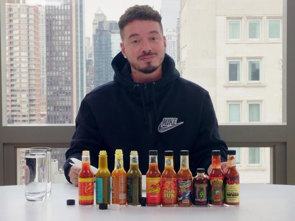 Hot Ones - J Balvin Meets the Devil While Eating Spicy Wings