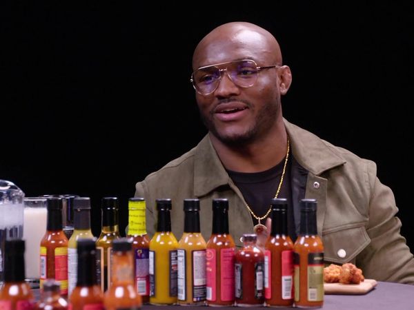 Hot Ones - Kamaru Usman Goes to the Mat Against Spicy Wings