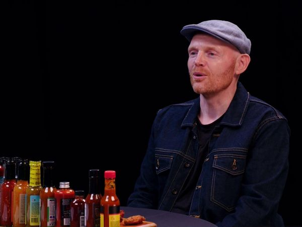 Hot Ones - Bill Burr Gets Red in the Face While Eating Spicy Wings