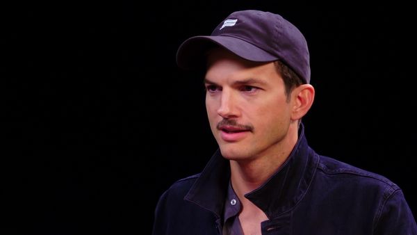 Hot Ones - Ashton Kutcher Gets an Endorphin Rush While Eating Spicy Wings