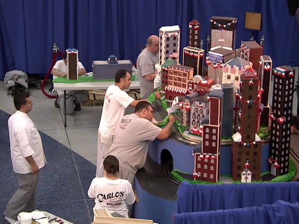 Cake Boss - Helmet Cake, Healthy Mauro, and Huge Train Cake