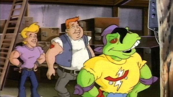 Teenage Mutant Ninja Turtles (1987) - Michelangelo Meets Mondo Gecko