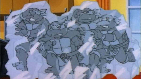 Teenage Mutant Ninja Turtles (1987) - Donatello Trashes Slash