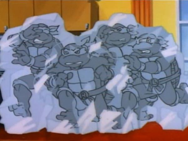 Teenage Mutant Ninja Turtles (1987) - Donatello Trashes Slash
