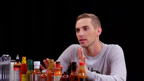Hot Ones - Adam Rippon Competes in the Olympics of Eating Spicy Wings