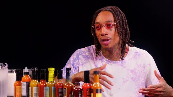 Hot Ones - Wiz Khalifa Gets Smoked Out By Spicy Wings