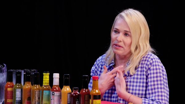 Hot Ones - Chelsea Handler Goes Off the Rails While Eating Spicy Wings