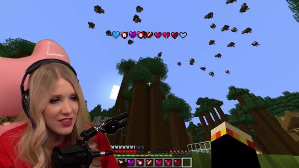 Brianna Playz - Minecraft but with Holiday Hearts / I Survived 100 Days as a Nurse in Minecraft