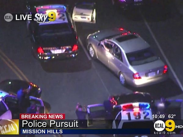 Car Chase - Wild Pursuits: 2013 - Police chase suspect through San Fernando Valley