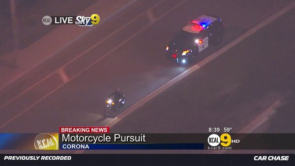 Car Chase - Wild Pursuits: 2013 - Tense moments, close calls as motorcyclist leads police on high-speed chase