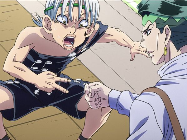 JoJo's Bizarre Adventure - ¡Llega el chico de piedra-papel-tijera!