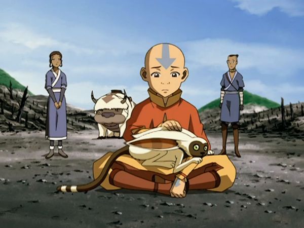 Avatar: A Lenda de Aang - Solstício de inverno Primeira Parte, O mundo espiritual