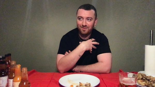 Hot Ones - Awards Season Specials - Sam Smith Screams in Pain While Eating Spicy Wings