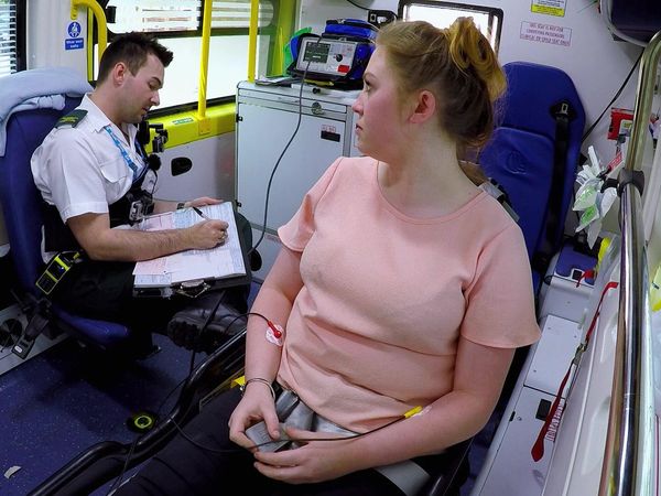Inside the Ambulance - Urgent Treatment Needed