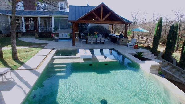 Pool Kings - One-of-a-Kind Hillside Pool in Argyle, TX