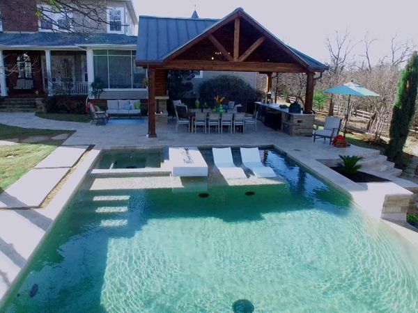 Pool Kings - One-of-a-Kind Hillside Pool in Argyle, TX