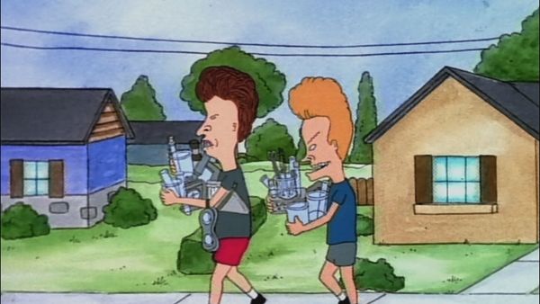 Beavis and Butt-Head - The Mystery of Morning Wood / U.S. History