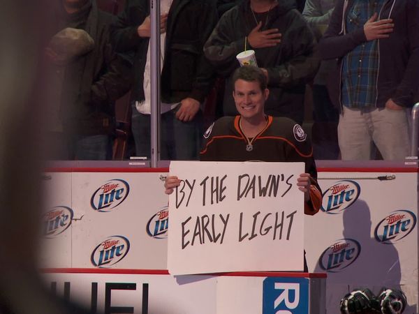 Tosh.0 - February 1, 2011 - National Anthem Fail Girl