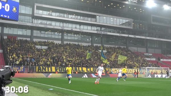 3point.dk: Stemningsvideoer - Lyden af Sydsiden: Stemningsvideo fra tribunen: FCK - Brøndby IF (1/4/2024)