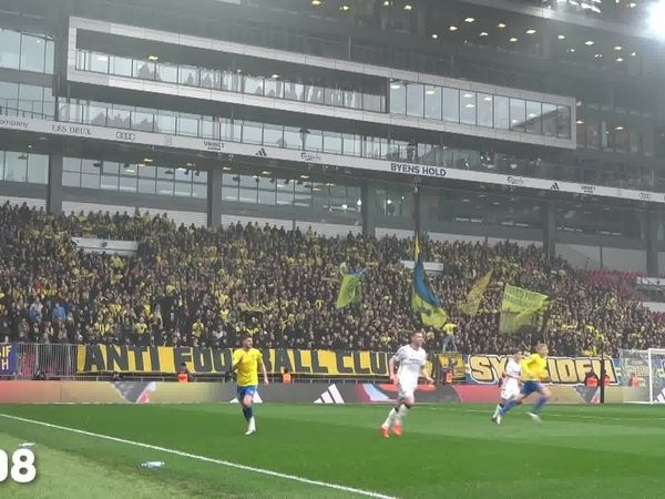 3point.dk: Stemningsvideoer - Lyden af Sydsiden: Stemningsvideo fra tribunen: FCK - Brøndby IF (1/4/2024)