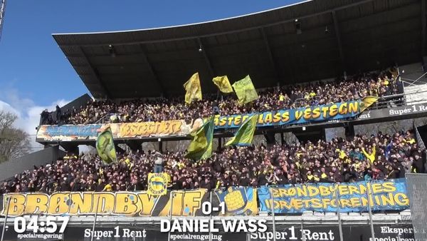 3point.dk: Stemningsvideoer - Lyden af Sydsiden: Stemningsvideo fra tribunen: AGF - Brøndby IF (14/4/2024)