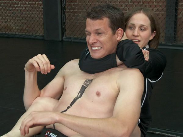Tosh.0 - MMA Girl Chokes Out Guy