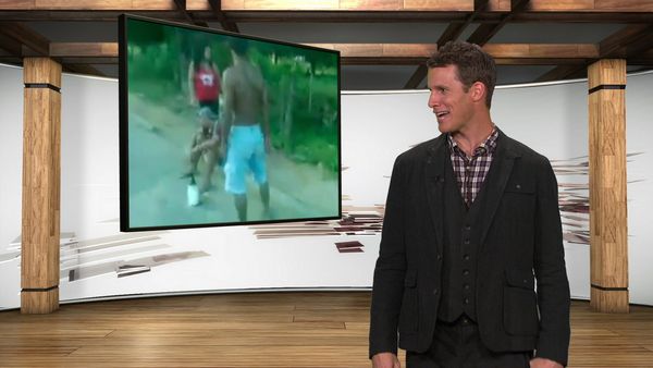 Tosh.0 - Parkour Girl