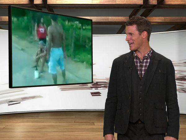 Tosh.0 - Parkour Girl