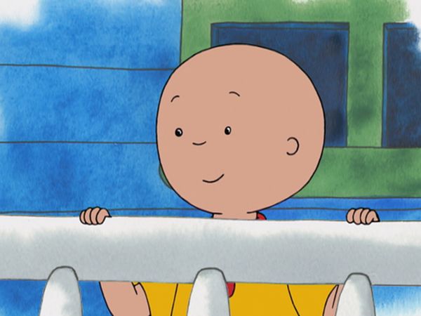 Caillou - O convidado que veio dormir // Jogos no parque // A cabana do açúcar //  O mistério do inverno // O dia de neve do Caillou