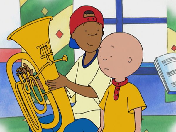 Caillou - As cenouras desaparecidas // A parada do Caillou // Quem mugiu? // Siga o som! // A caixa de música
