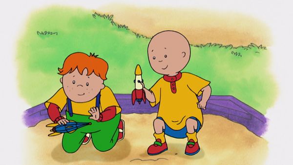 Caillou - Caillou e um dia de ginástica // O nosso foguete // Caillou ajuda o Vovô // Boliche no quintal // Caillou e o leite