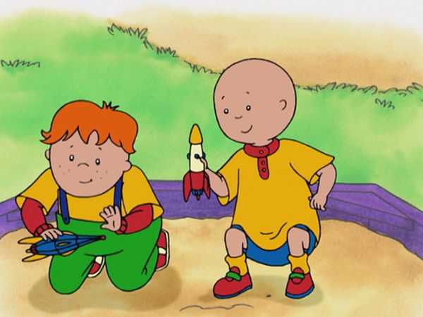 Caillou - Caillou e um dia de ginástica // O nosso foguete // Caillou ajuda o Vovô // Boliche no quintal // Caillou e o leite