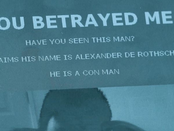 Conmen Case Files - Mark Hatton – aka Alex de Rothschild – The Bogus Banker