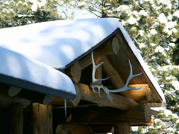 Mega Decks - A Log Cabin Lookout with a Wrap-Around Porch