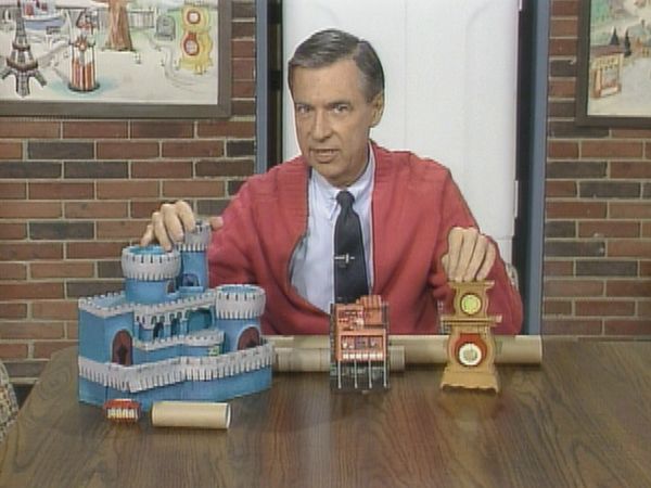 Mister Rogers' Neighborhood - Playing with Cardboard Tubes