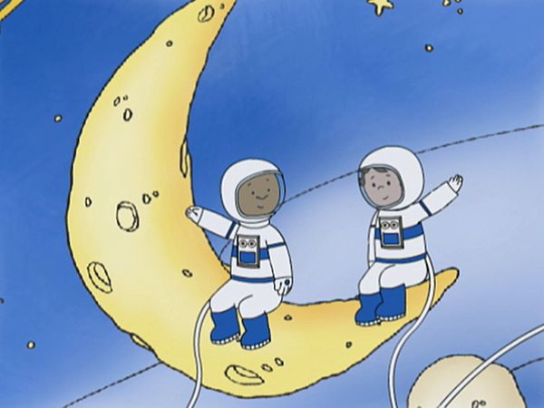Caillou - Aventura magnética // Caillou, o caçador de dinossauro // Caillou, o astronauta