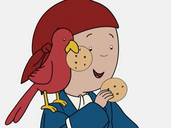 Caillou - Caillou bibliotecário // Caillou adora livros // Caillou, o contador de histórias