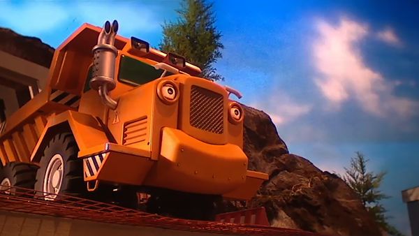 Construction Site - If Trucks Could Fly