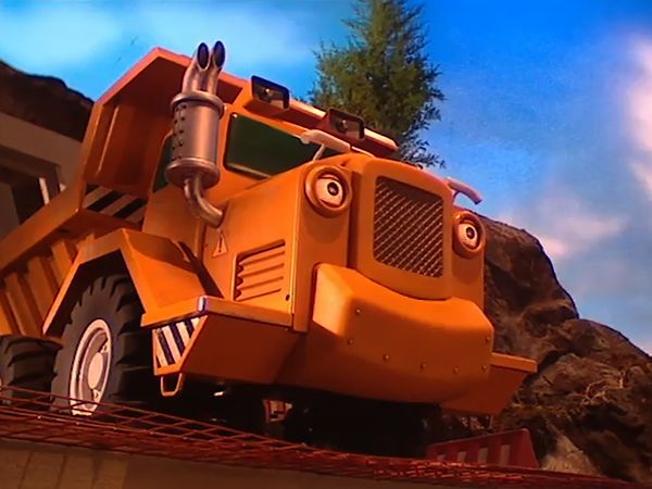 Construction Site - If Trucks Could Fly