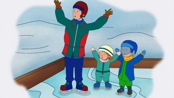 Caillou - O Pé de Framboesa // Vale a Pena Esperar // O Soluço do Caillou
