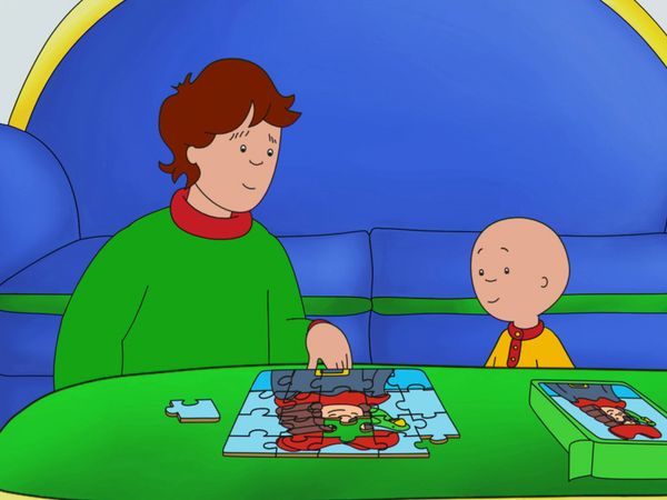 Caillou - O Quebra-cabeças do Papai // Quer Brincar Comigo // Mas que Azar!