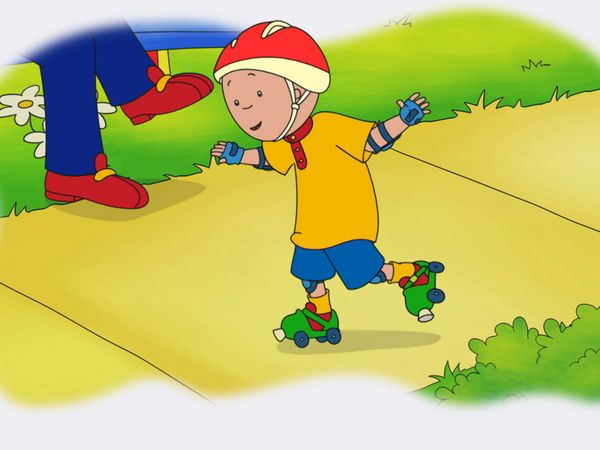 Caillou - Como Patinar // Diga alface! // Caillou Tenta Assobiar