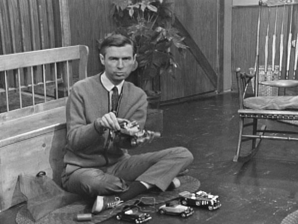 Mister Rogers' Neighborhood - Playing with Antique Toy Cars