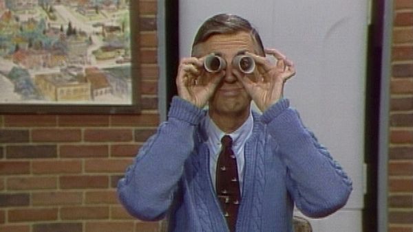 Mister Rogers' Neighborhood - Mister Rogers Uses Scissors