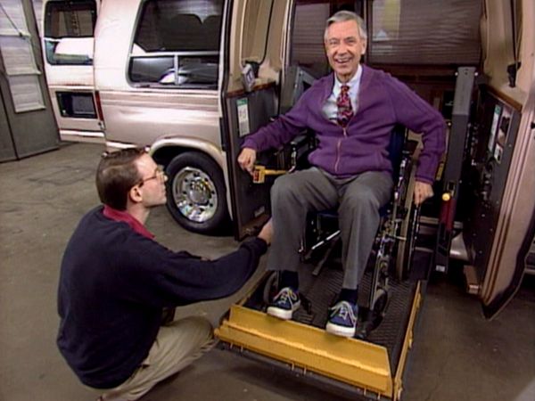 Mister Rogers' Neighborhood - How a Wheelchair Lift Works
