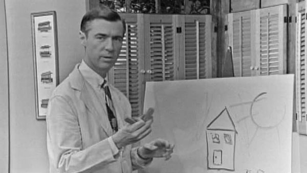 Mister Rogers' Neighborhood - Chalk Drawings and Singing