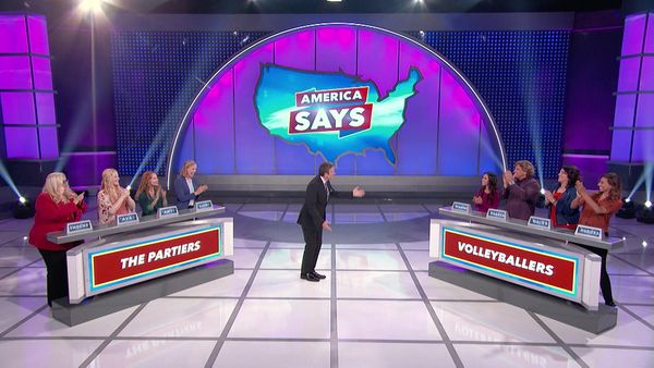 America Says - Partiers vs. Volleyballers