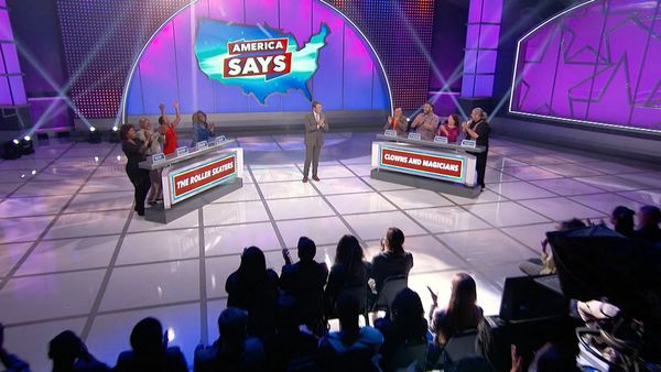 America Says - Roller Skaters vs. Clowns and Magicians