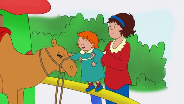 Caillou - O Passeio de Camelo // Diversão na Medida Exata // O Disco Voador do Caillou