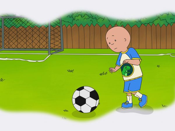 Caillou - O Jardim das Borboletas // O Treino de Futebol // Você Não é a Professora